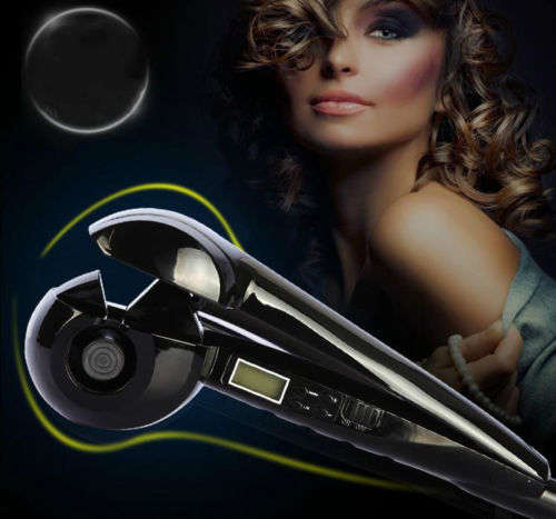 Professional Curling Iron Wave Automatic Hair Curler Salon Roller LCD Display