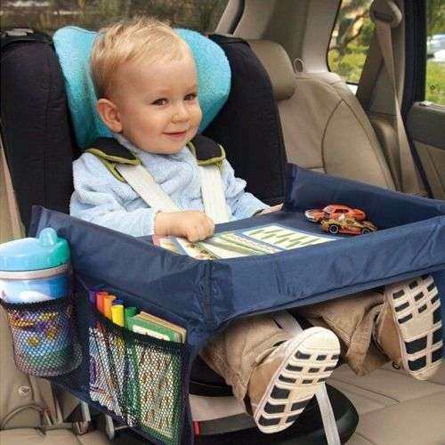 Safety Snack Baby Car Seat Table Kids Play Travel Tray Table Drawing Board
