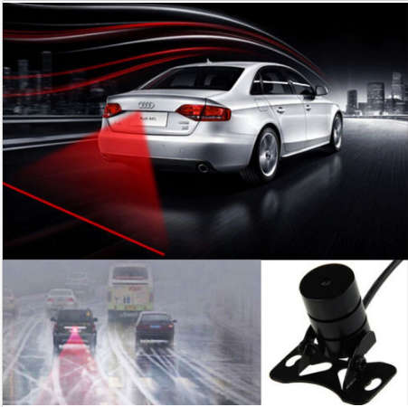 Auto Car Laser Fog Light Anti-collision Safety Warning Signal Taillight  Lamp