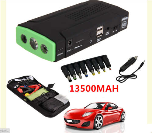 12V 13500mAh Auto Car Jump Starter Power Bank Battery Charger Laptop Mobile Phone