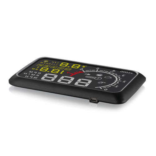 Universal  Car OBD2 II Projector Display HUD Head Up Display MPH KMH Speed Warning System