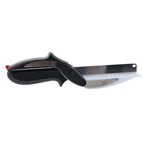 Hot Pro Trendy Clever Cutter 2-in-1 Knife & Cutting Board Scissors