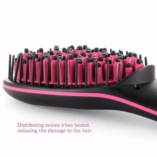 Simply Artifact LCD Ceramic Hair Straightener Brush Hair Straight Combs