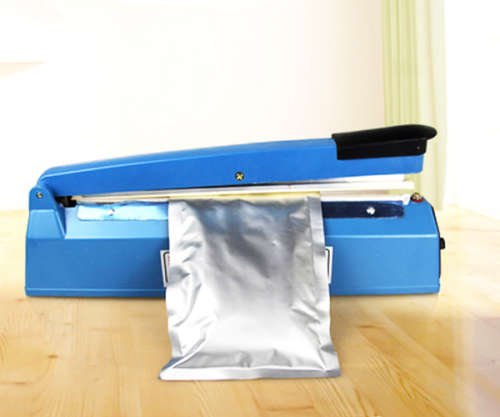 12" Impulse Heat Poly Bag Sealer Plastic Closer Machine Teflon Sealing 30cm Wrap