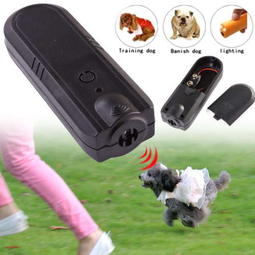 Pet Supply Training Dog Stop Barking Banish Maching LED Ultrasonic Machine Black