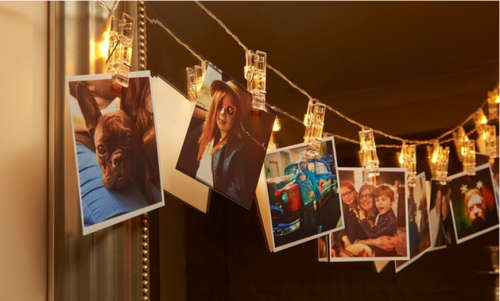 20 Led -4M -220V creative Operated Photo Clip String Lights