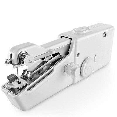 Mini Portable Handheld Sewing Machine Home Travel Cordless Quick Clothes Stitch