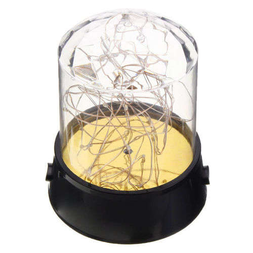 LED Fire Tree Silver Flower Star Master Bedroom Night Light Party Disco Lamp