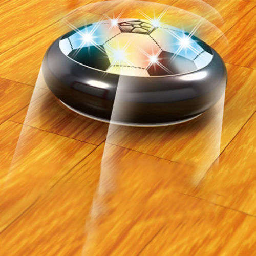 LED Air Power Soccer Football Disk Hover Glide Float Disc Fun Children Game Toys