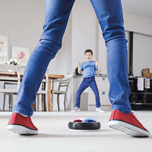 LED Air Power Soccer Football Disk Hover Glide Float Disc Fun Children Game Toys