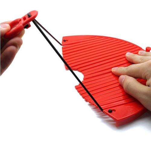 Hot Red Large Expandable Strainer Just Lock On & Strain Better Strainer Easily
