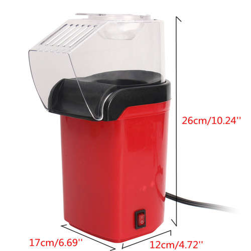 220V Mini Household Healthy Hot Air Oil-free Electric Popcorn Maker Machine