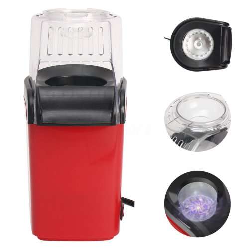 220V Mini Household Healthy Hot Air Oil-free Electric Popcorn Maker Machine