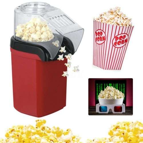 220V Mini Household Healthy Hot Air Oil-free Electric Popcorn Maker Machine