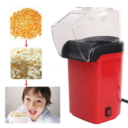 220V Mini Household Healthy Hot Air Oil-free Electric Popcorn Maker Machine