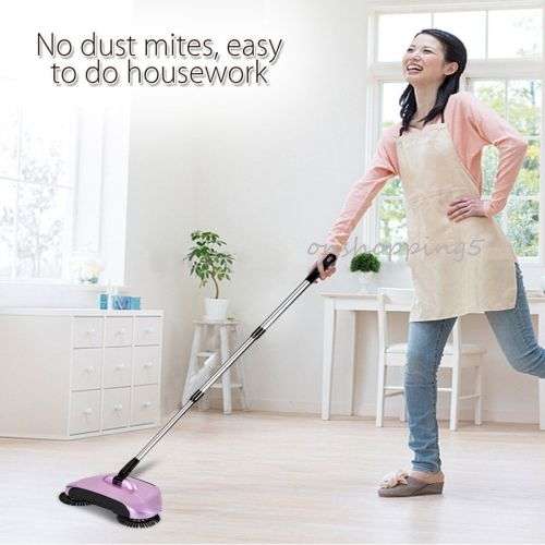 Magic Automatic Hand Push Sweeper Household Broom Cleaning Without Electricity