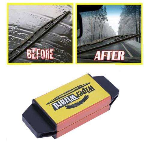 Auto Car Van Wiper Wizard Windshield Wiper Blade Restorer Cleaner with Sponge