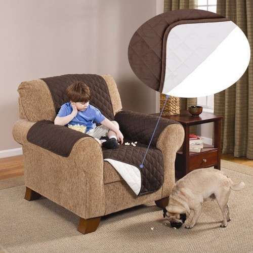 Couch Coat Reversible Washable Sofa Cover