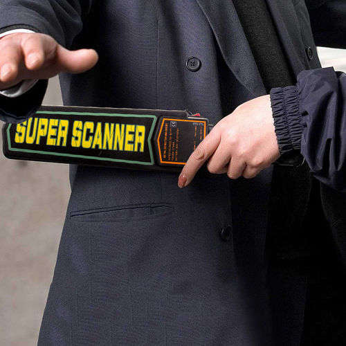 Portable Handheld Security Metal Detector High Sensitivity Metal
