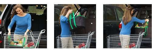Pop Bag: Eco-Friendly, Collapsible, Reusable Shopping/Storage Bag - Holds Up To 40 Lbs