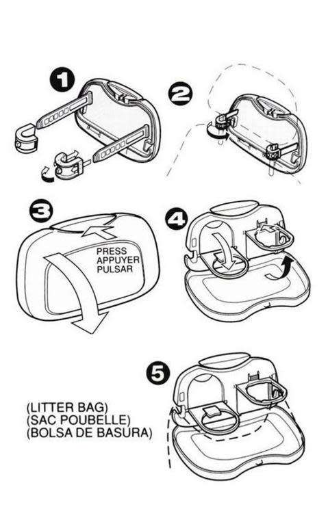 Travel dining tray