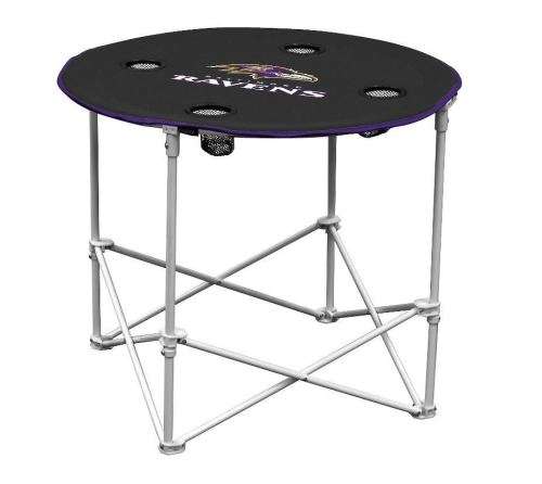 Portable Outdoor Folding Round Tailgate Party Picnic Table