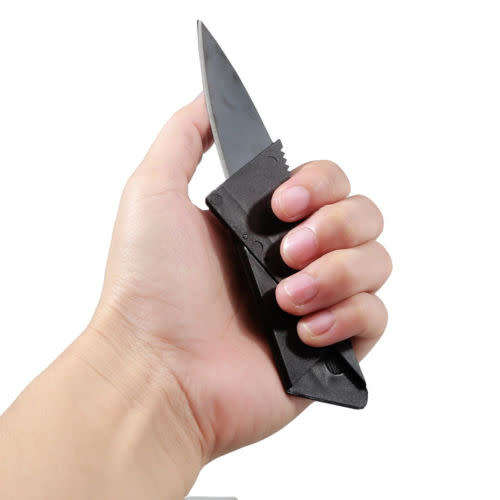 Safety THIN Card Sharp Credit Card Folding Safety Razor Sharp Wallet Knife