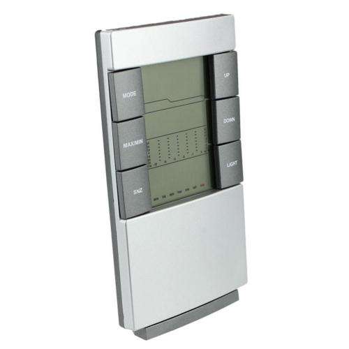 Weather Forecast Clock Digital LCD Temperature Humidity Meter Hygrometer Indoor