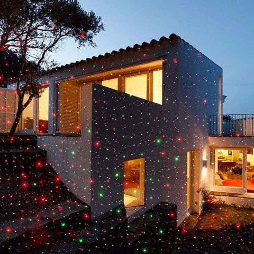 Waterproof Outdoor Landscape Garden Projector Moving Laser Xmas Stage Light