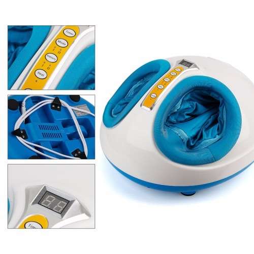 NEW Foot Massager Rolling Kneading Air Pressure Heating Shiatsu