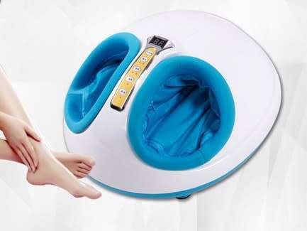 NEW Foot Massager Rolling Kneading Air Pressure Heating Shiatsu