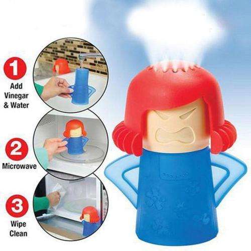 Angry mama microwave cleaner