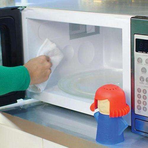 Angry mama microwave cleaner