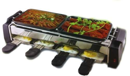 ELECTRIC AND BARBECUE GRILL
