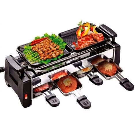 ELECTRIC AND BARBECUE GRILL