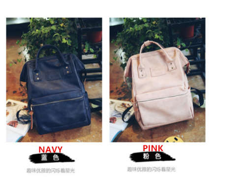 Women's Backpack PU Leather Schoolbags Satchel Shoulder Bags Handbag Mummy  Bag Travel Backpack