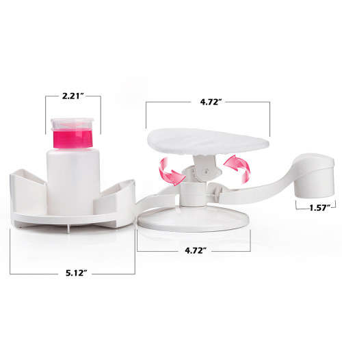 DIY Manicure and Pedicure Station Set Nail Polish Stand and Rest Holder
