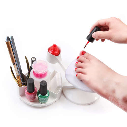 DIY Manicure and Pedicure Station Set Nail Polish Stand and Rest Holder