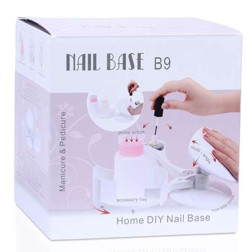 DIY Manicure and Pedicure Station Set Nail Polish Stand and Rest Holder