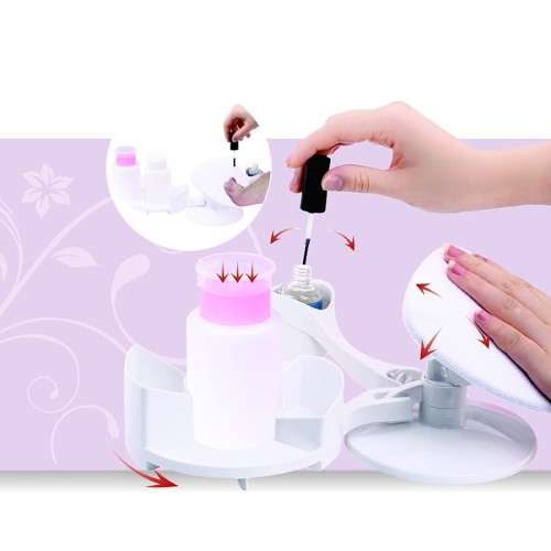 DIY Manicure and Pedicure Station Set Nail Polish Stand and Rest Holder