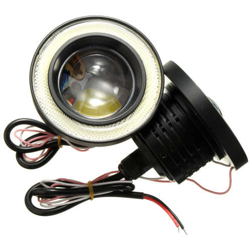 Universal CREE Led Spot lamp with Angel Eye Ring (76MM /89mm)-white