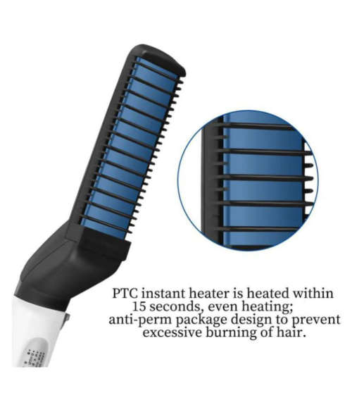Men's Beard and Hair Curling Straightener Modelling Comb