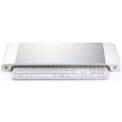Universal Monitor and Laptop Space Bar with 4 Built-In USB charging ports
