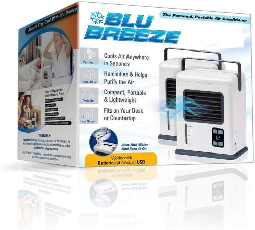 Intelligent Mini air cooler Blu Breeze Portable Air Conditioner