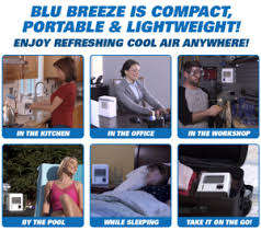 Intelligent Mini air cooler Blu Breeze Portable Air Conditioner