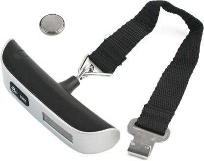 Portable digital luggage scale with room temperature display for travel 50kg