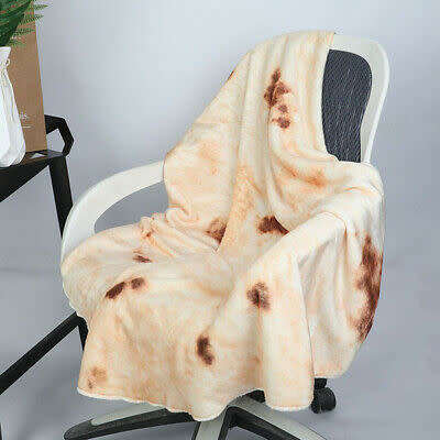 ORIGINAL Burrito Blanket  Tortilla Texture Soft Blanket-High Quality Soft