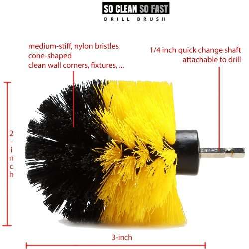 SO CLEAN AND SO FAST MULTI PURPOSE  DRILL BRUSH