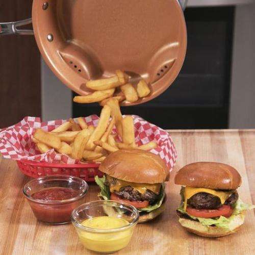 STEEL AIR FRY PAN