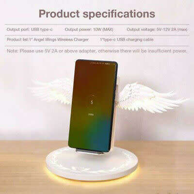 ANGEL WINGS WIRELESS CHARGER
